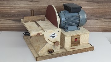 How To Make Disc Sander Machine || 12 inch/30cm || Velcro Sander || Cırtlı Disk Zımpara