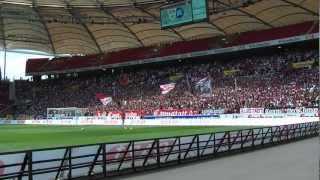 VfB Stuttgart Amateure - Karlsruher SC 3.BL12/13 Cannstatter Kurve TV Ultras Stuttgart