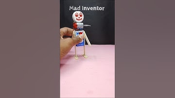 DIY ROBOT 🤖#shortsfeed #experiment #youtubeshorts #diyideas #technology #youtube #project