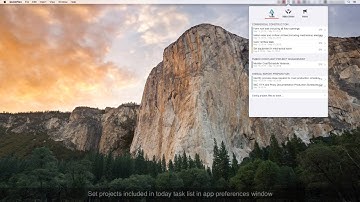 QuickPlan for Mac quick start - 6. Menu bar access