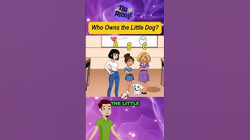 Who owns the little dog? #riddleoftheday #enigma #games #funquiz #petowner #riddlechallenge #quiz