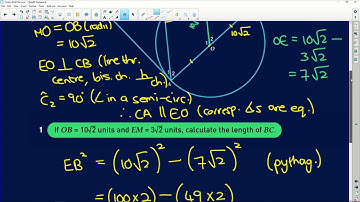 Maths 2019 Revision: Similarity in Quads and Finding Lengths- Diameters and Radii - Part 17/17