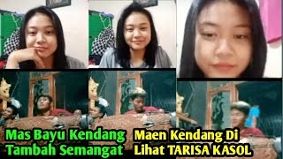 TARISA KASOL Melihat Mas BAYU KENDANG || Mean Kendang Nya Tambah Semangat Mas Bayu Ponorogo