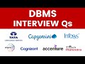 Most Important DBMS Interview Questions for TCS, Capgemini, Infosys, Wipro, Cognizant, Accenture etc