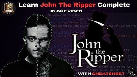 MASTER John The Ripper Tutorial with CheatSheet Secrets Revealed!