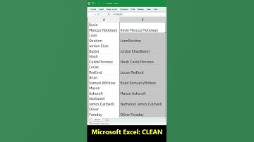 Excel CLEAN Function 🔧 Remove Invisible Characters Fast! Excel Tricks for Clean Data & Formulas