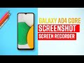 Samsung Galaxy A04 Core: How To Take Screenshot &amp; Record Screen