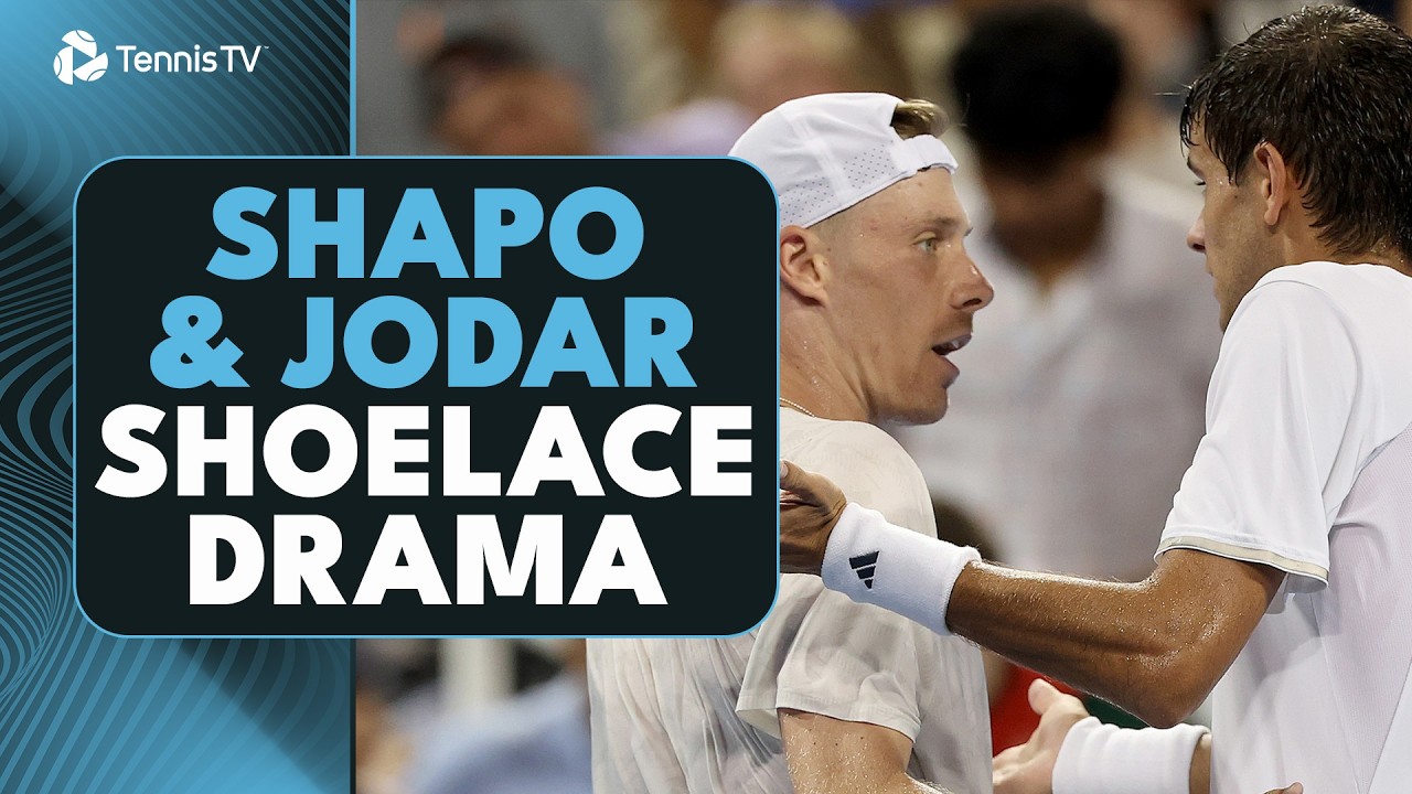 Shoelace Drama in Jodar vs Shapovalov Thriller 👟 | Cincinnati 2026