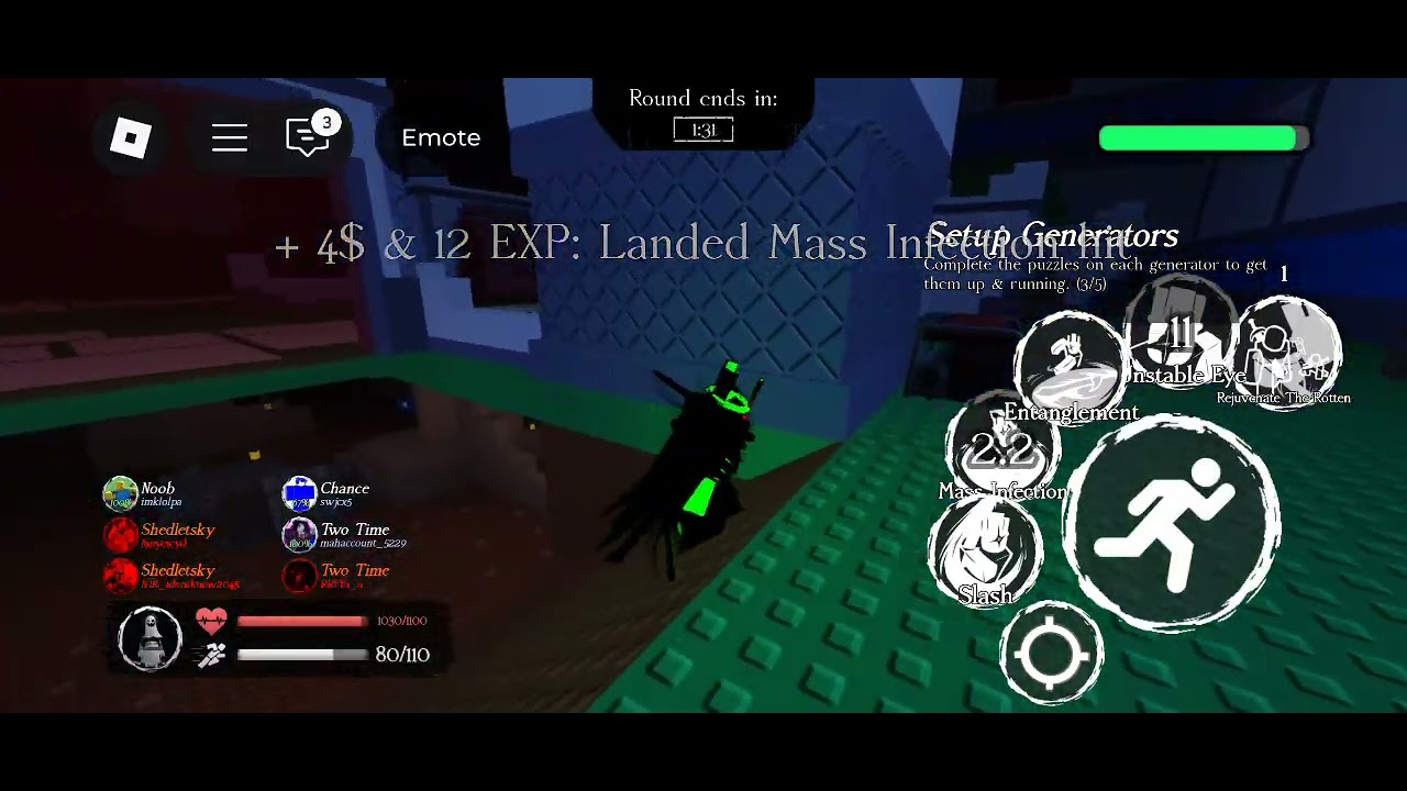 Forsaken- 1x1x1x1 gameplay (milestone 4) - YouTube