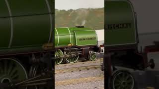 Hornby LNER P2 #2002 'Earl Marischal' With Steam Generator Heads Eastbound With The Seven Teaks