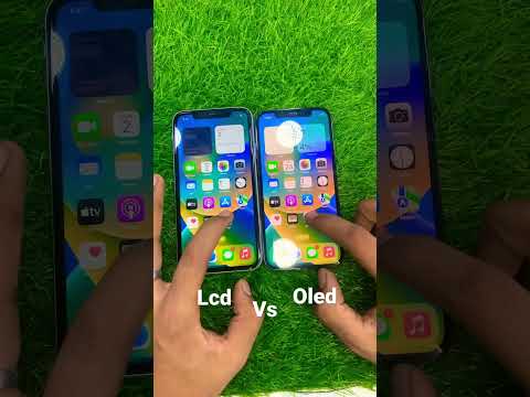 Iphone Lcd vs Oled Iphone screen #shorts