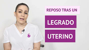 ¿Cuántos días de reposo debe guardar después de un legrado?