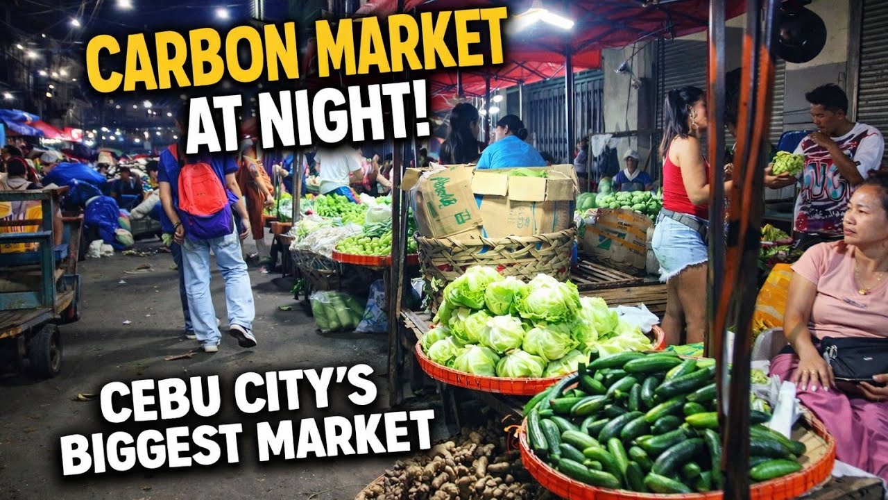 CARBON MARKET AT NIGHT 🇵🇭 | Cebu City’s Biggest Market Walking Tour
