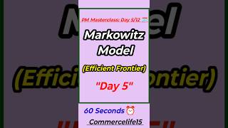 Markowitz Model: Nobel Prize Winning Strategy! Day 5/12 #shorts