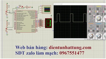 Điều khiển quạt 24V,  Lập trình PWM + Nút nhấn + Led 7 đoạn,  Lập trình Vi điều khiển