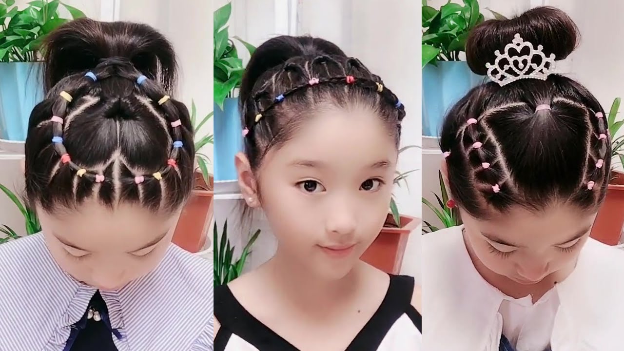 22 Easy Braid Hair For Little Girls 😱 Kids Braid Hairstyles Tutorial 😍 ...