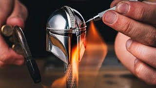 Making A Star Wars Mandalorian Helmet With Diamonds