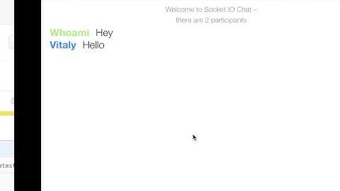Express.js, Socket.io: демо-чат