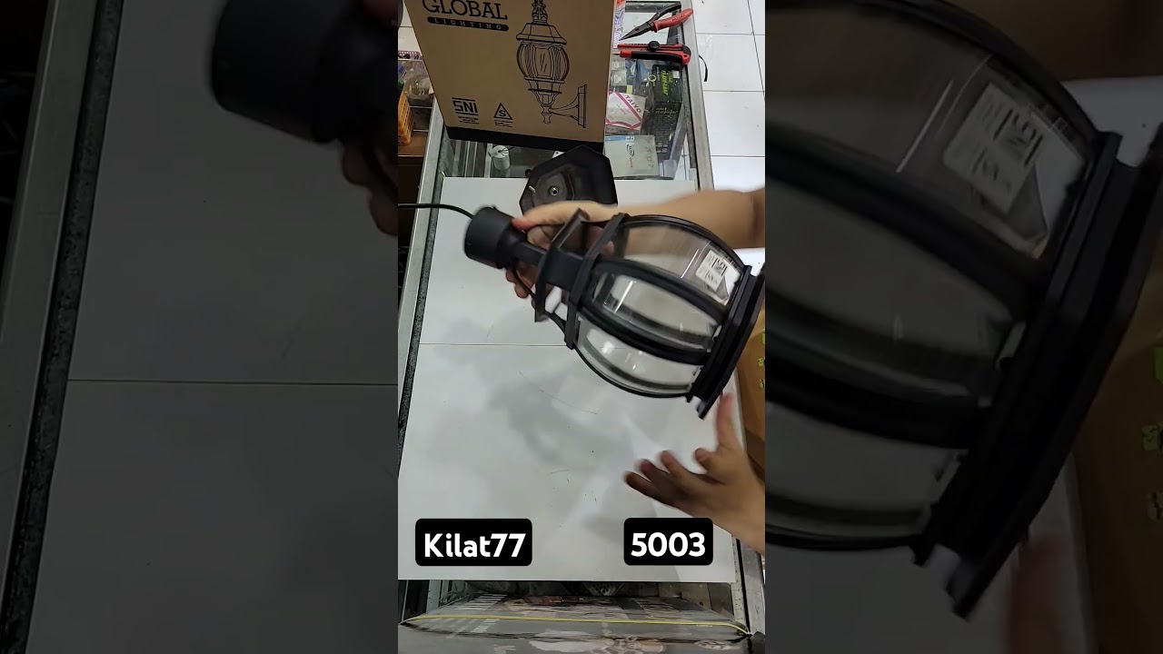 Tutorial cara pasang Lampu taman Pipa socket antik outdoor 5003