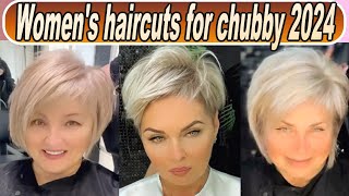 Модные женские стрижки для полных 2023 года / Fashionable women's haircuts for full 2023