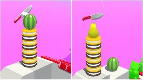 Slice It All! - Gameplay (81, 82, 83, 84, 85) Very satisfying and relaxing ASMR slicing game