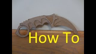 How to make my ★ Karambit | Cardboard