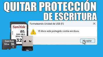 Quitar Protección de Escritura en Memoria USB, Micro SD y Tarjeta SD (NUEVO)