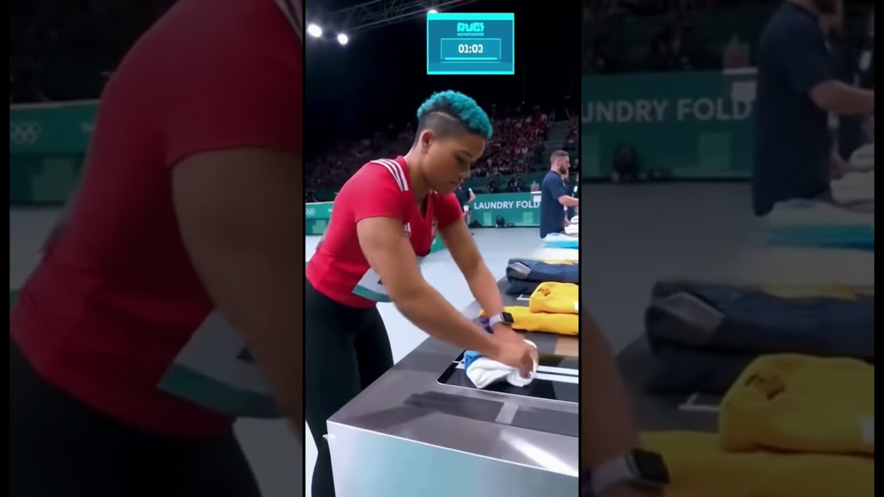 Laundry Folding: The Fabric Fury of 2067 👕 — creases, speed, and OCD precision.