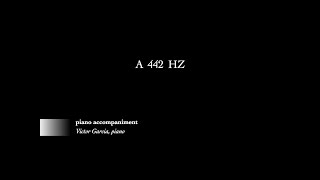 Tuning Pitch Note A 442 Piano Accompaniment