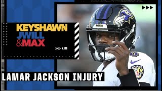 Lamar Jackson suffers left knee injury vs. Broncos | KJM