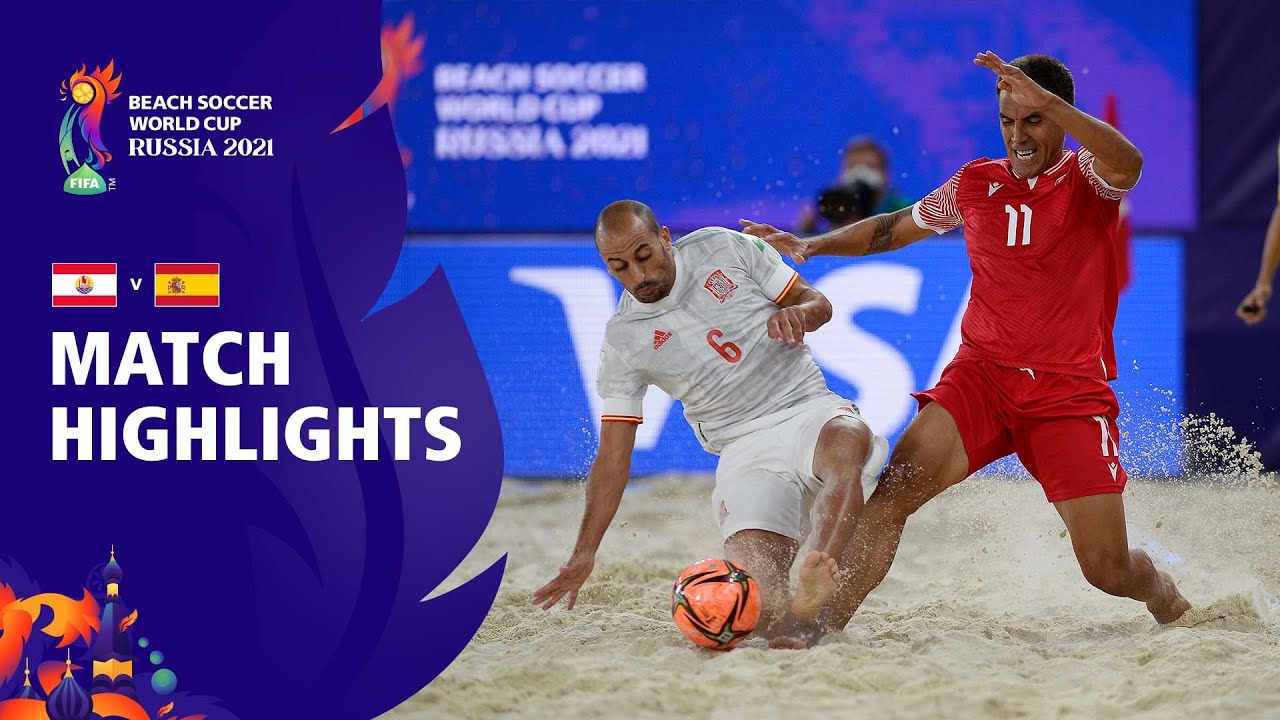 Tahiti v Spain FIFA Beach Soccer World Cup 2021 Match Highlights
