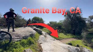 Granite Bay, CA eMTB - Trying to Clear This Step-Down | Jumping Over El Loco, 3.8.24