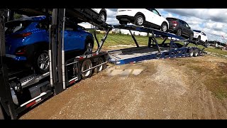 Car Hauler Quagmire...  Tator VS Loaded & Bogged Mobile Parking Lot