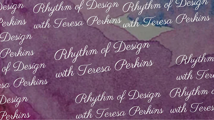 The Rhythm of Design w/Teresa Perkins || Special G...