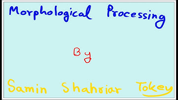 38. Morphological Image Processing - Boundary Extraction