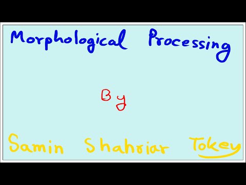 38. Morphological Image Processing - Boundary Extraction