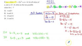 SAT Practice Test #1, Section #3, Problem #15