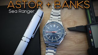 ASTOR + BANKS The Sea Ranger B Swiss Automatic 1960s Universal Geneve Polerouter Sub Homage