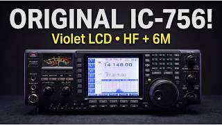 Icom IC-756 from 1997 | Original HF/6M Transceiver with Violet