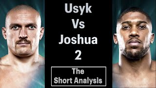 THIS IS HOW USYK BEAT JOSHUA! - Usyk vs Joshua 2 - Highlights/Short Analysis