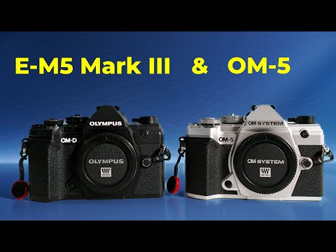 OM SYSTEM OM-5 and E-M5 Mark III - 5 most EXCITING differences.