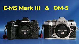 OM SYSTEM OM-5 and E-M5 Mark III - 5 most EXCITING differences.