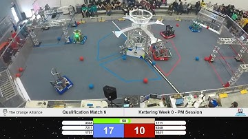 Match 6 | PM Session | Kettering Week 0 Rapid React | STATE CHAMPS! RoboZone