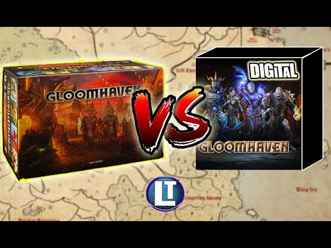 Gloomhaven DIGITAL vs CARDBOARD Настольная игра / Топ-10 / Что лучше?