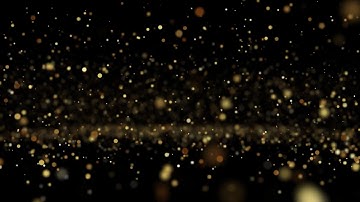 4k Golden Bokeh Particles Flying footage  I  Free Video Background Loops I  Golden Particle