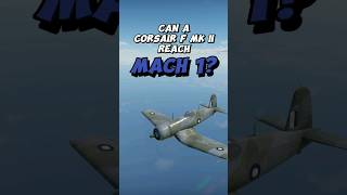 Breaking the sound barrier with a WW2 plane!? #warthunder #speedtest #shorts