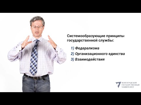 Системообразующие принципы государственной службы