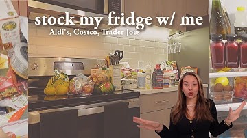 GROCERY SHOPPING Vlog | Trader Joes, Aldi, Costco, meal prepping, beet juice!! | MovingDiaries pt.8
