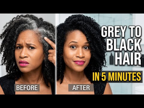 Black Hair Instantly? Here's What Actually Works #naturalhair 