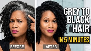 Black Hair Instantly? Here's What Actually Works #naturalhair